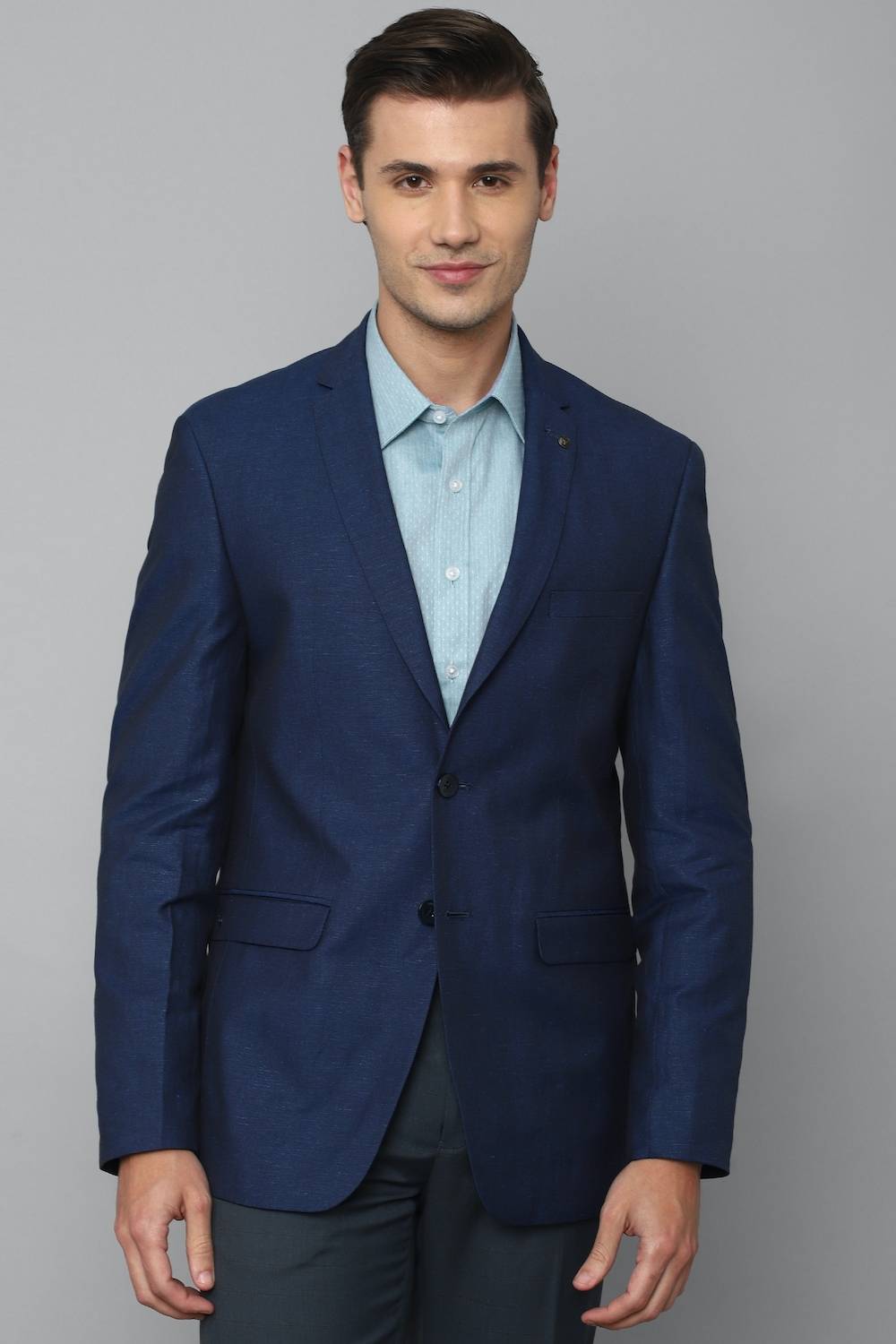 Allen Solly Self Design Single Breasted Formal Men Blazer