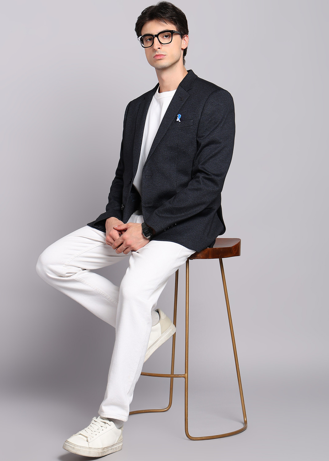 Image of KILLER Chevron Single Breasted Casual Men Blazer