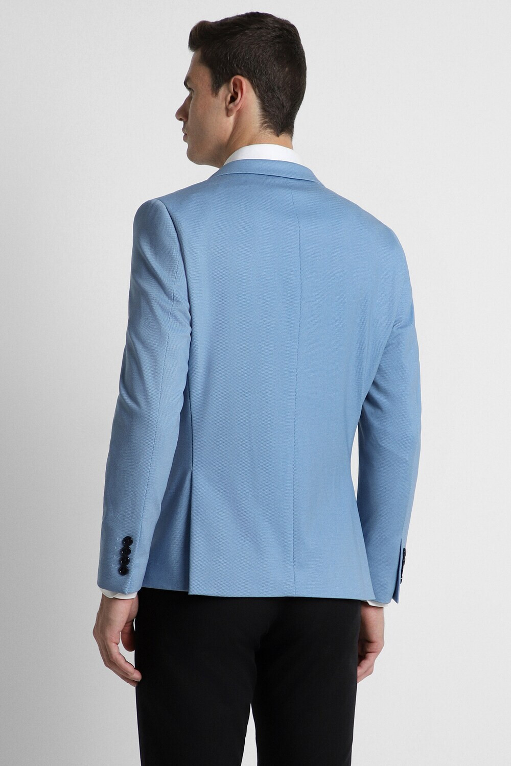 Image of PETER ENGLAND Solid Single Breasted Formal Men Blazer