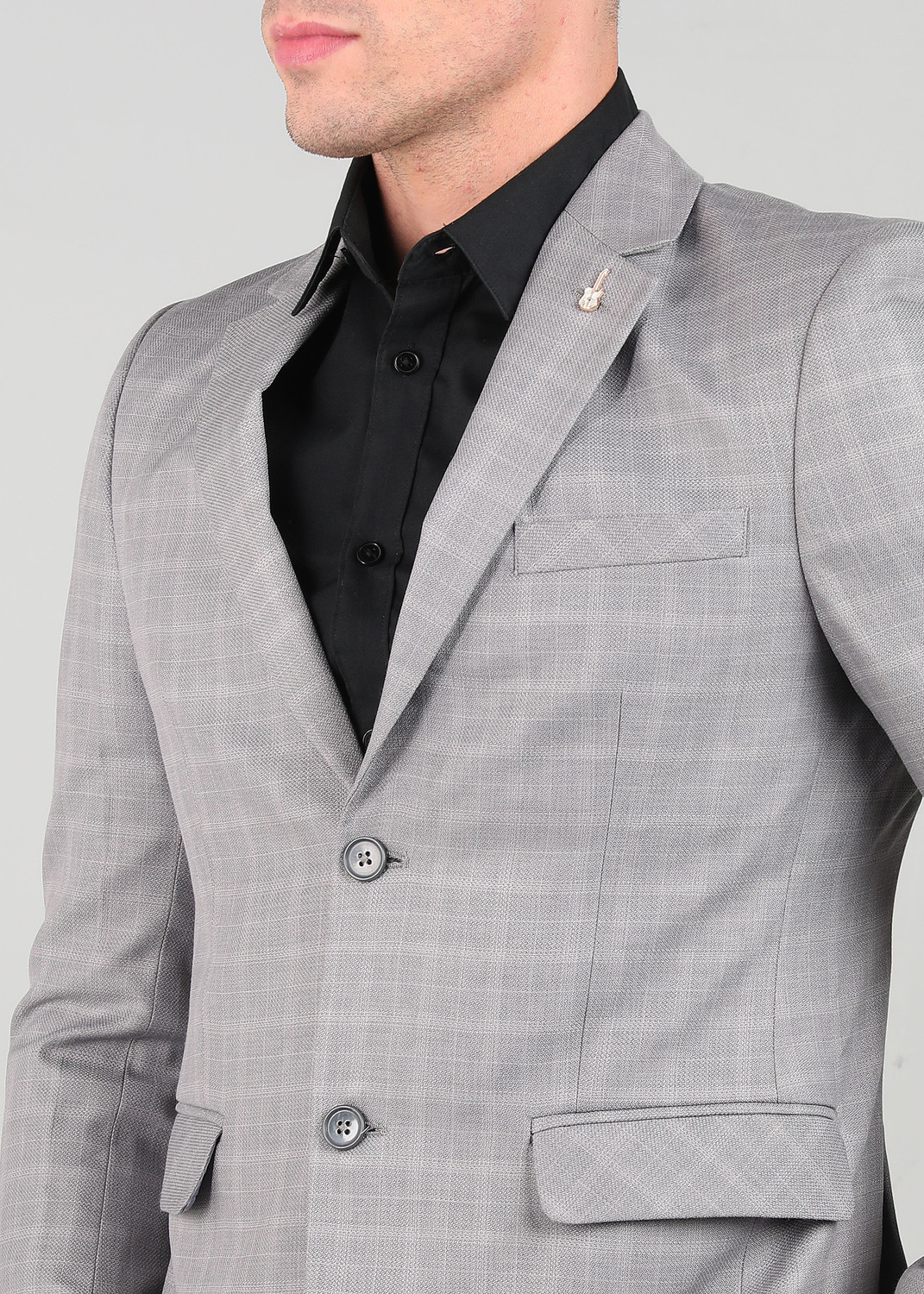 Image of KILLER Checkered Single Breasted Casual Men Blazer