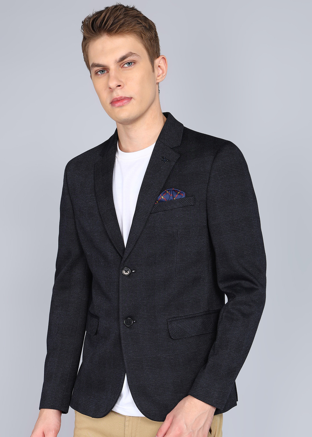 Image of KILLER Checkered Single Breasted Casual Men Blazer