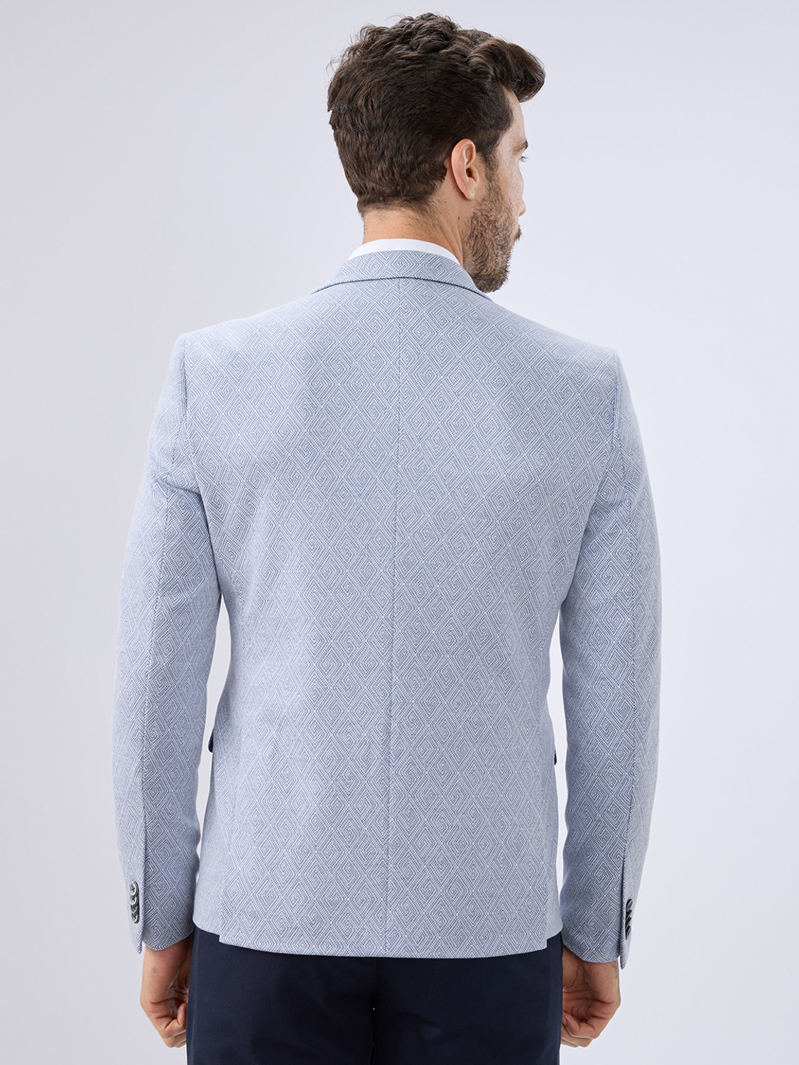 Image of KILLER Printed Single Breasted Casual Men Blazer