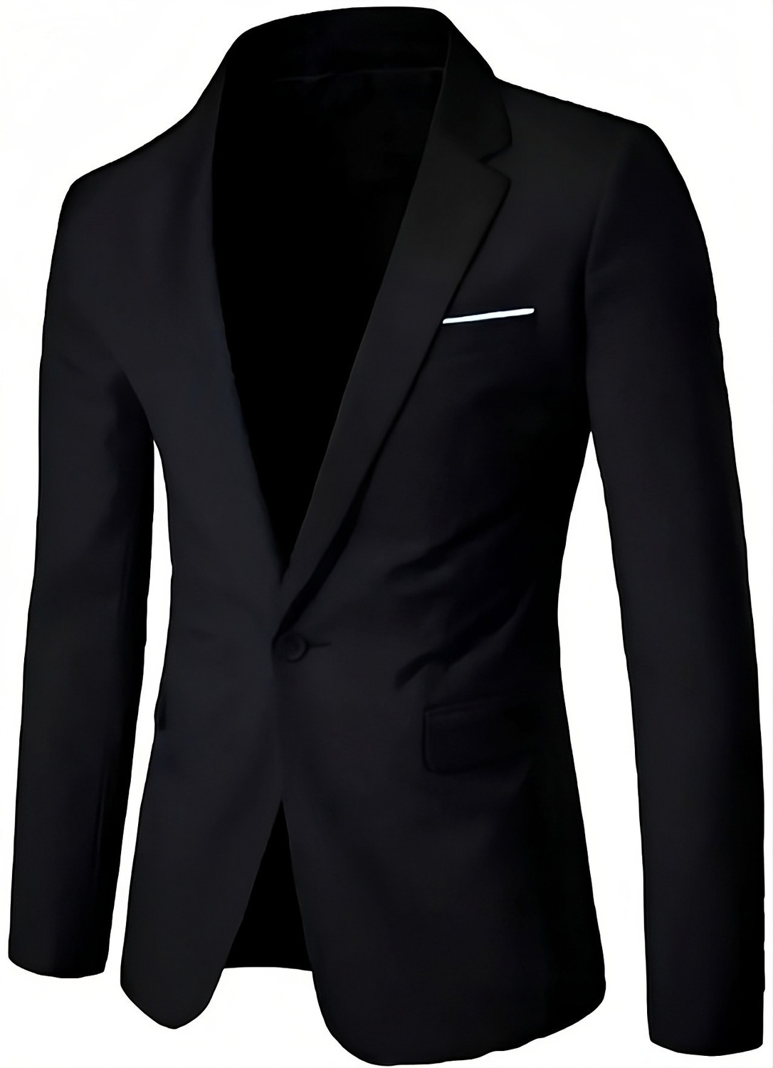 Image of Darbar In Solid Single Breasted Casual, Formal, Festive & Wedding, Party Men Blazer