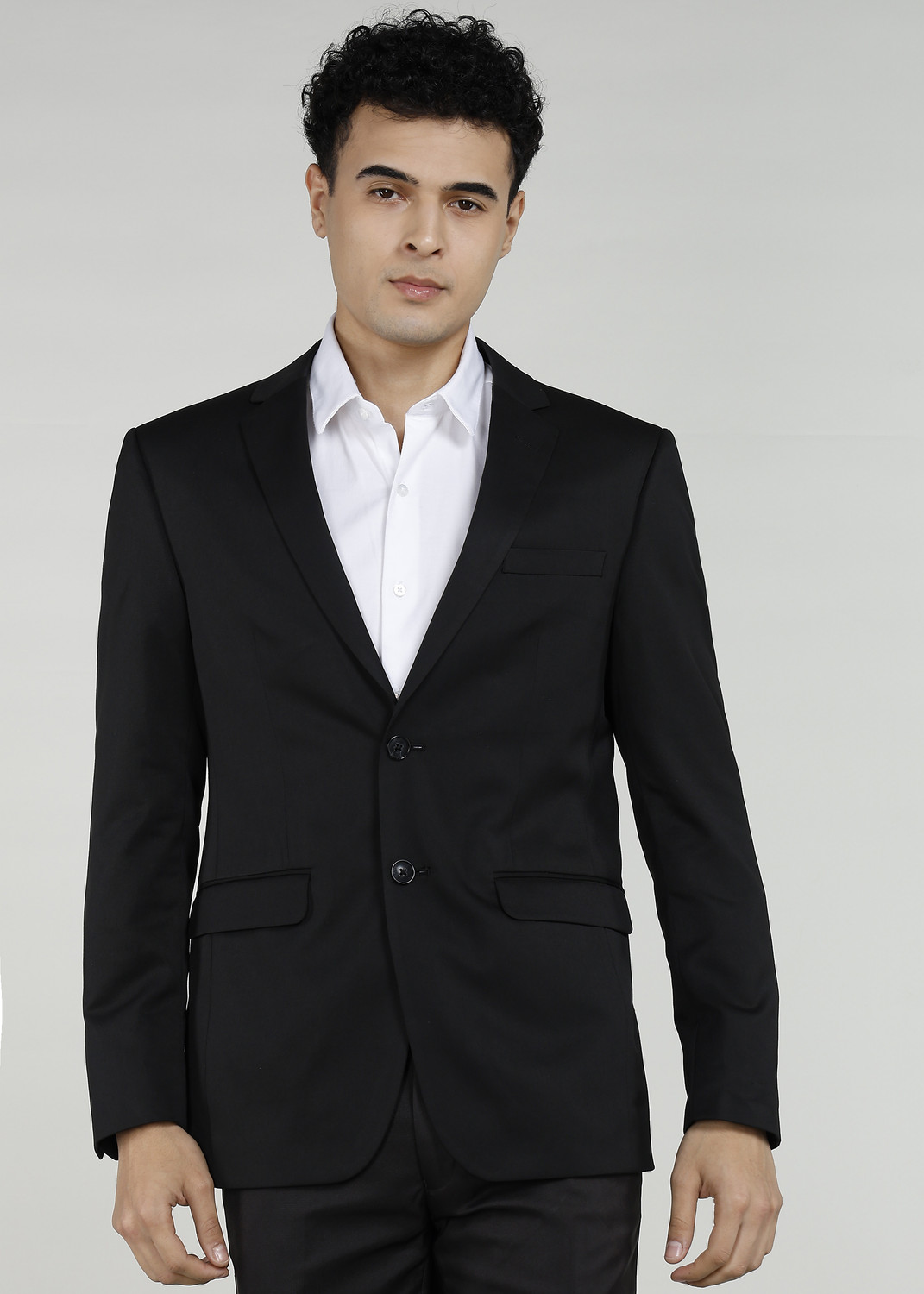Image of PETER ENGLAND Solid Single Breasted Casual Men Blazer