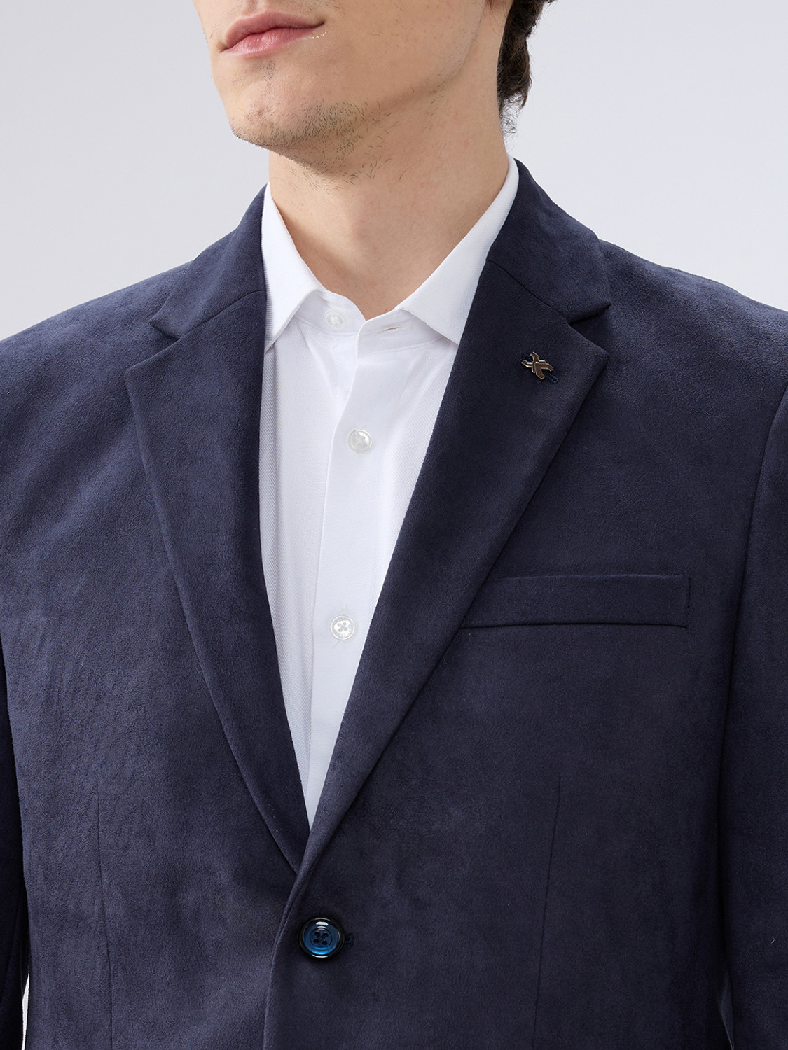 Image of KILLER Solid Single Breasted Casual Men Blazer