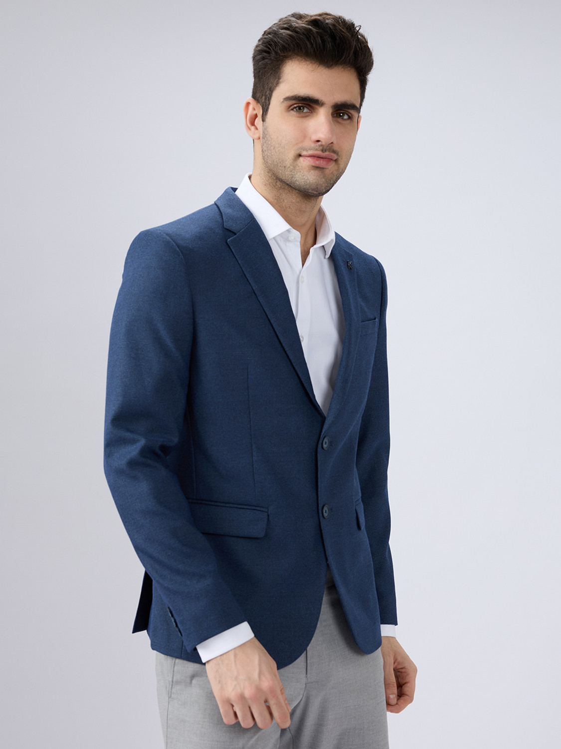 Image of KILLER Solid Single Breasted Casual Men Blazer
