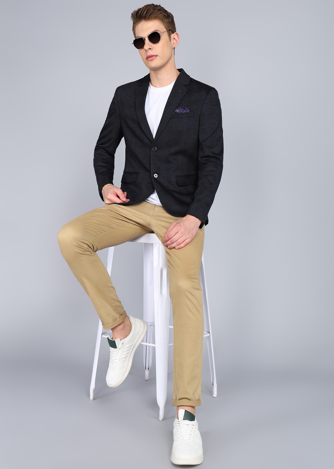 Image of KILLER Checkered Single Breasted Casual Men Blazer
