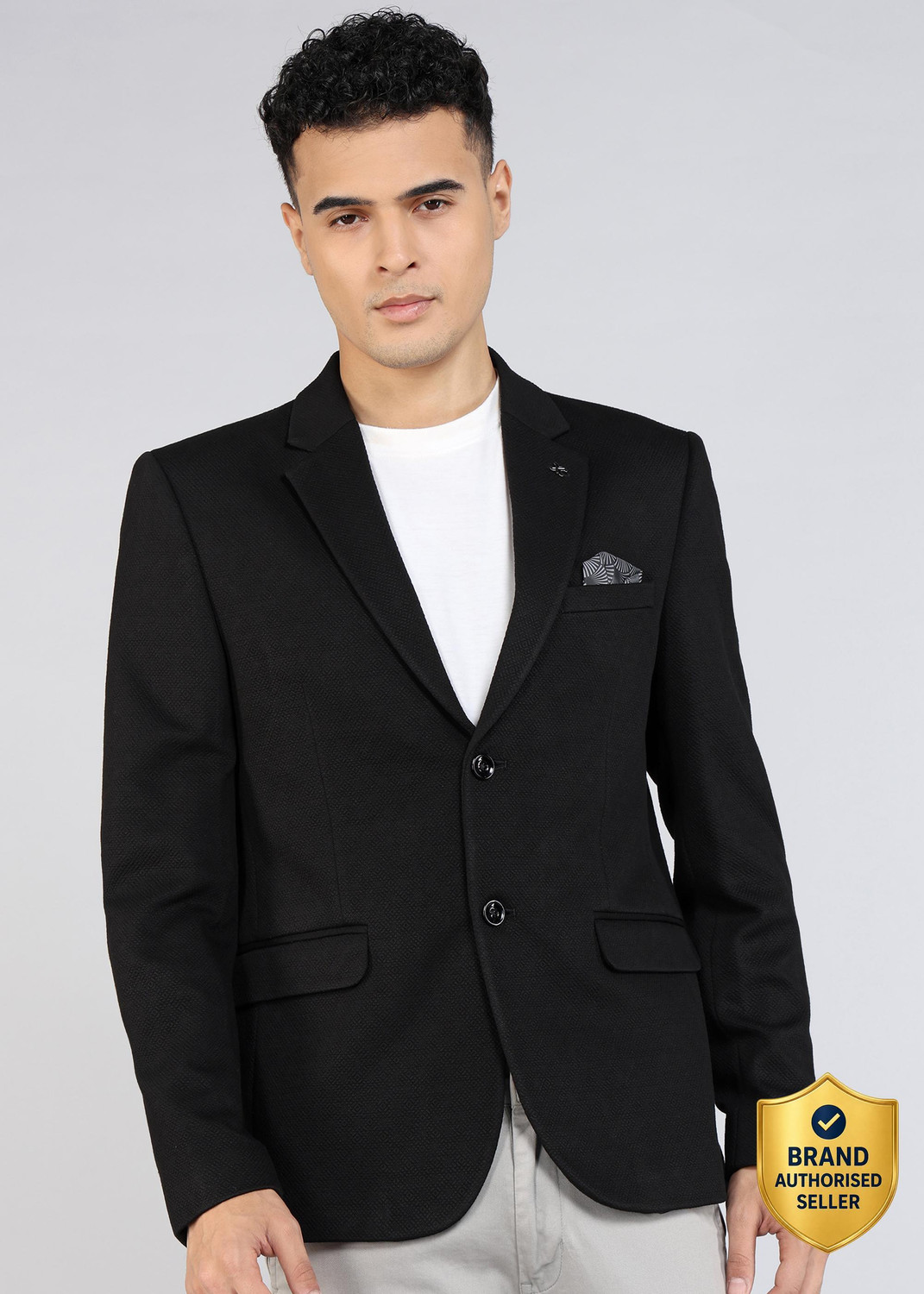 Image of KILLER Self Design Single Breasted Casual Men Blazer