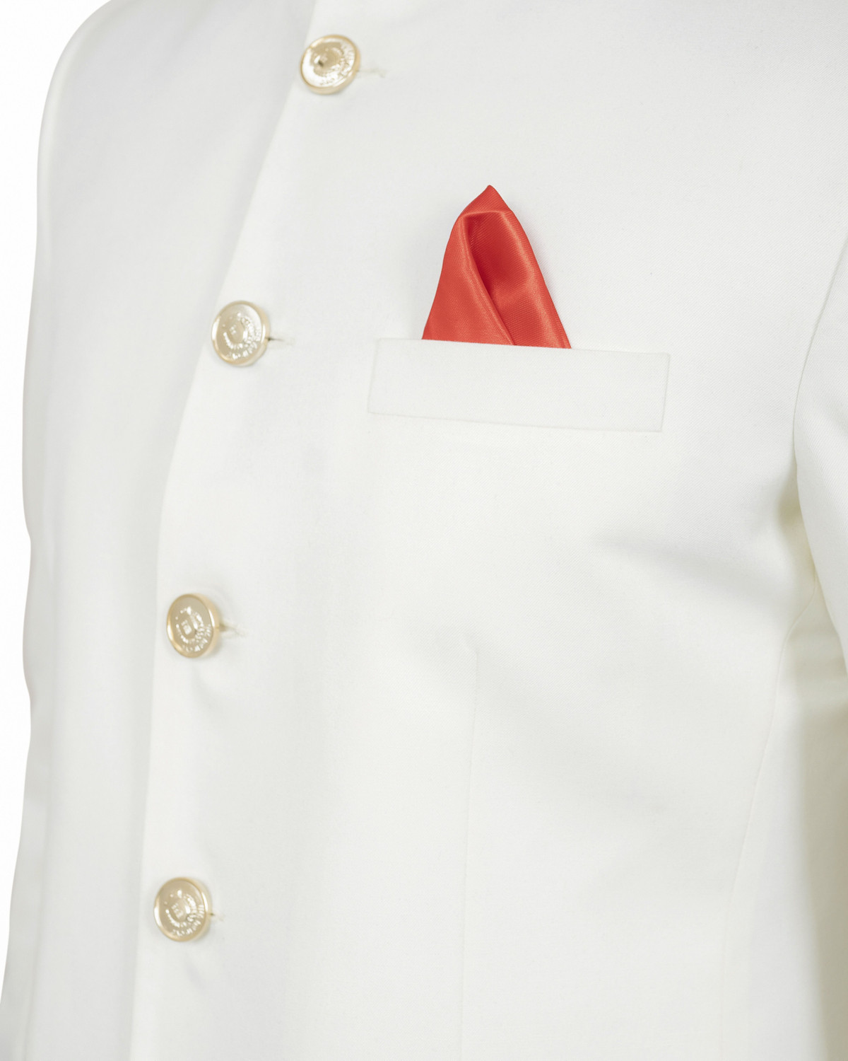 Image of ALJAAMI Solid Bandhgala Wedding Men Blazer