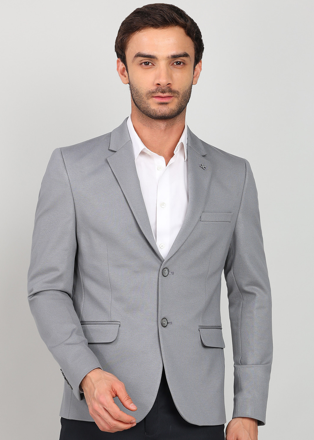 Image of KILLER Solid Single Breasted Casual Men Blazer