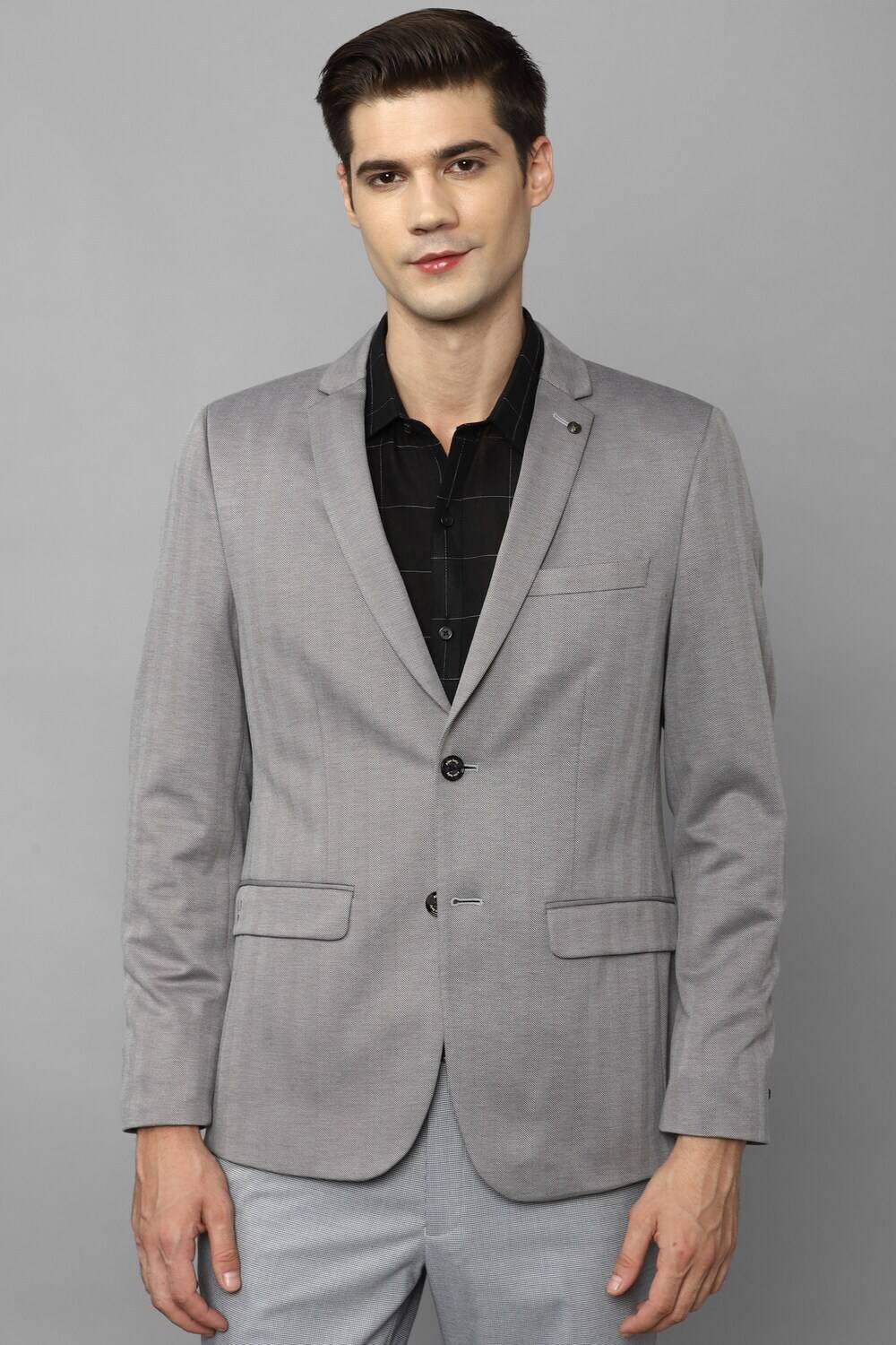 Allen Solly Striped Single Breasted Formal Men Blazer