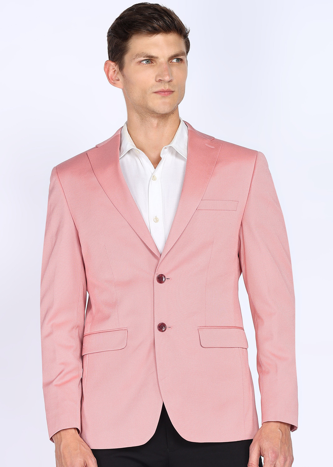 Image of PETER ENGLAND Self Design Single Breasted Formal Men Blazer