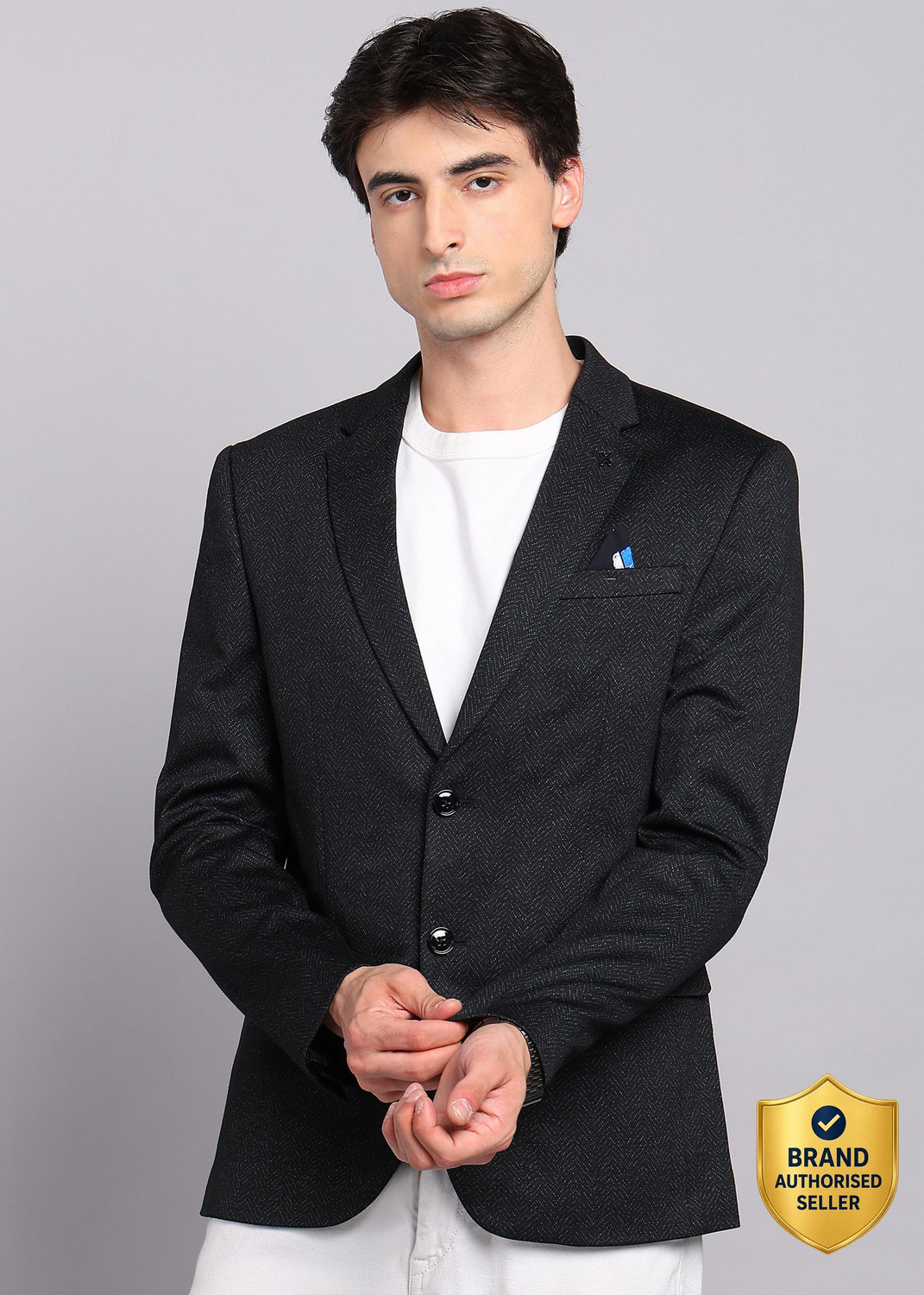 Image of KILLER Chevron Single Breasted Casual Men Blazer