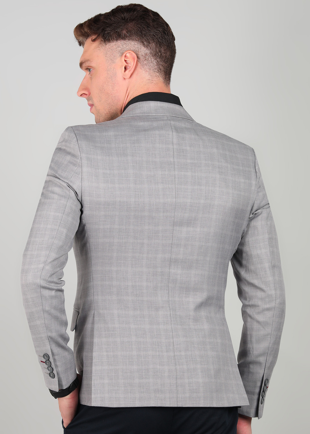 Image of KILLER Checkered Single Breasted Casual Men Blazer