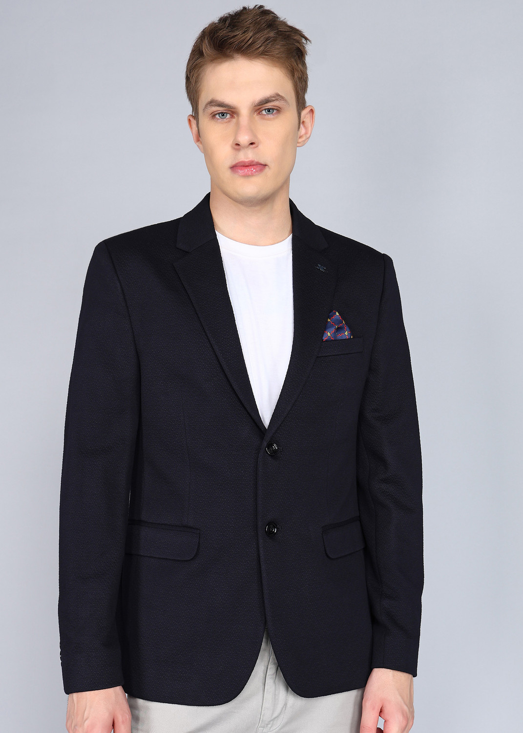 Image of KILLER Solid Single Breasted Casual Men Blazer