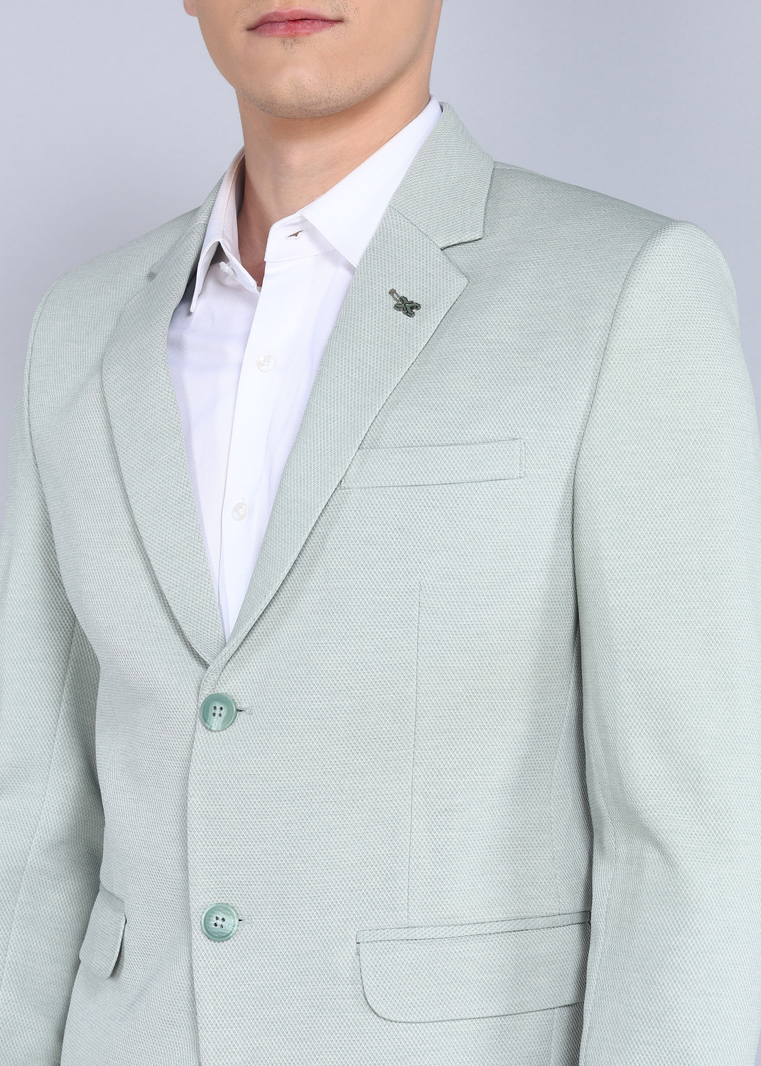 Image of KILLER Solid Single Breasted Casual Men Blazer
