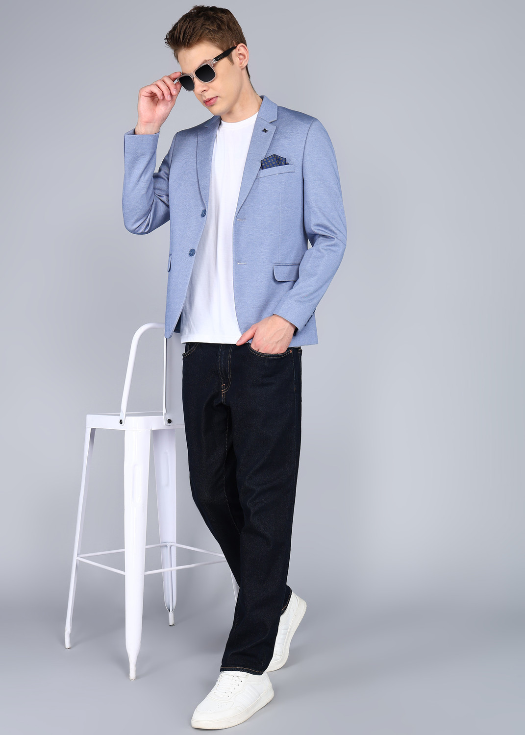 Image of KILLER Solid Single Breasted Casual Men Blazer