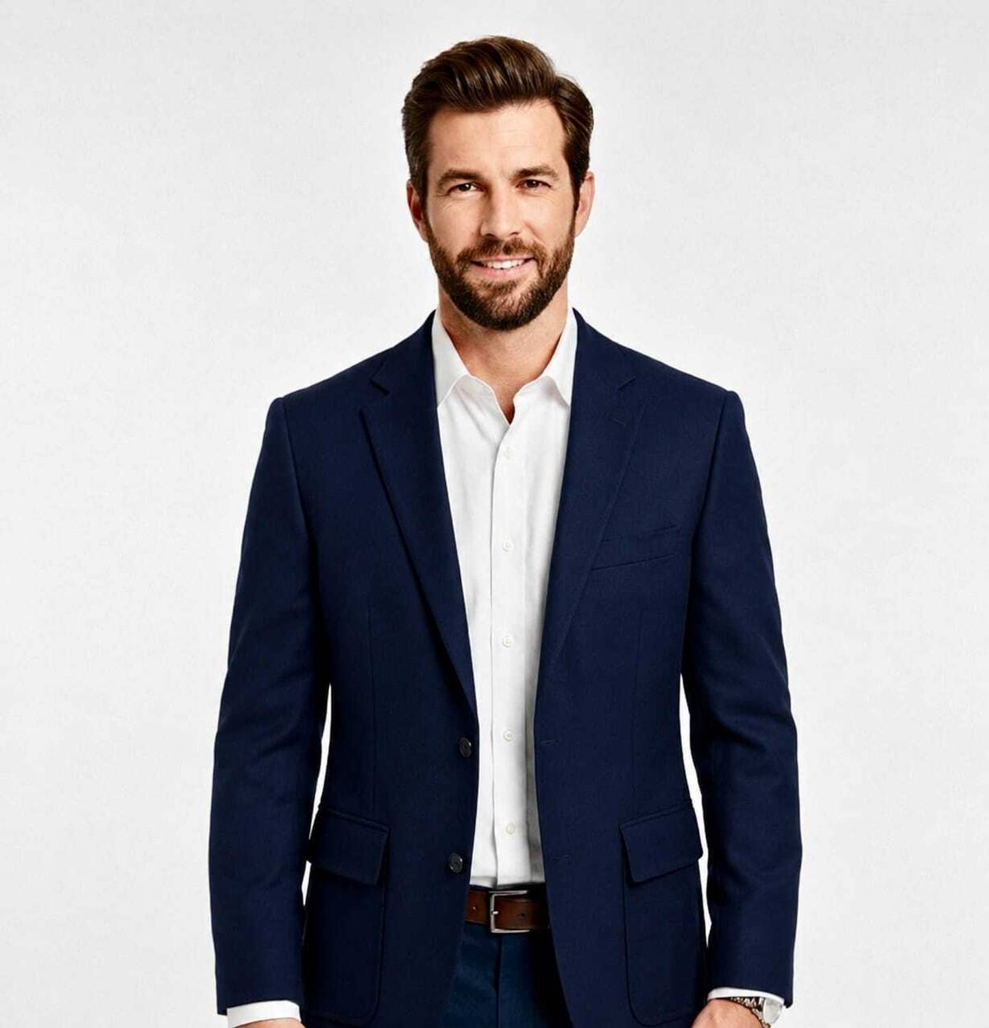 ZavyFashion Blue Single Breasted Blazer - Image 1