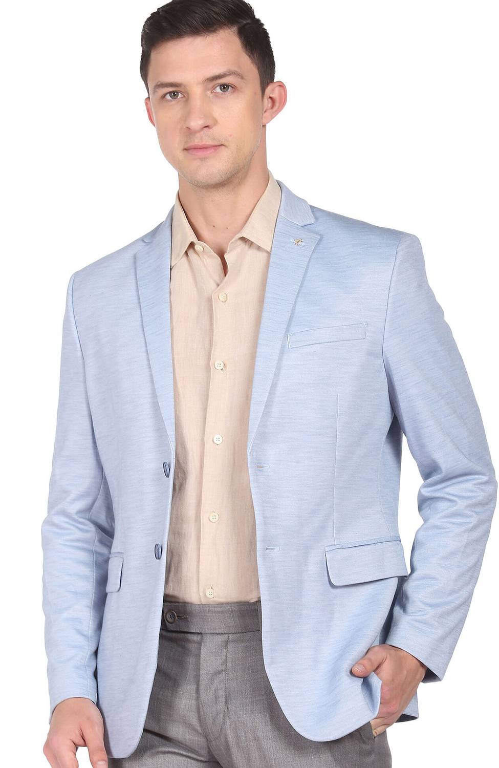ARROW Solid Single Breasted Festive & Wedding Men Blazer