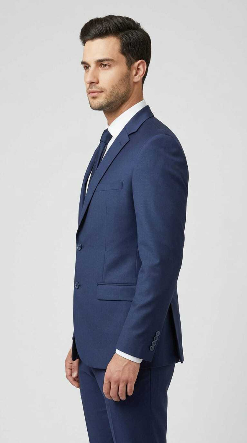 Image of ASTHETIC Solid Single Breasted Party, Festive, Formal, Wedding, Casual Men Blazer