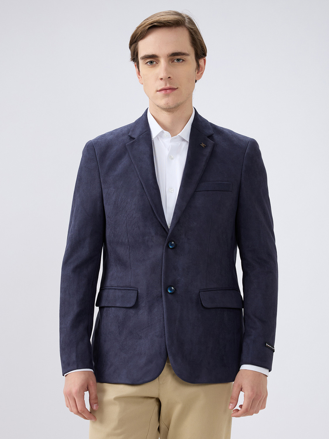 Image of KILLER Solid Single Breasted Casual Men Blazer