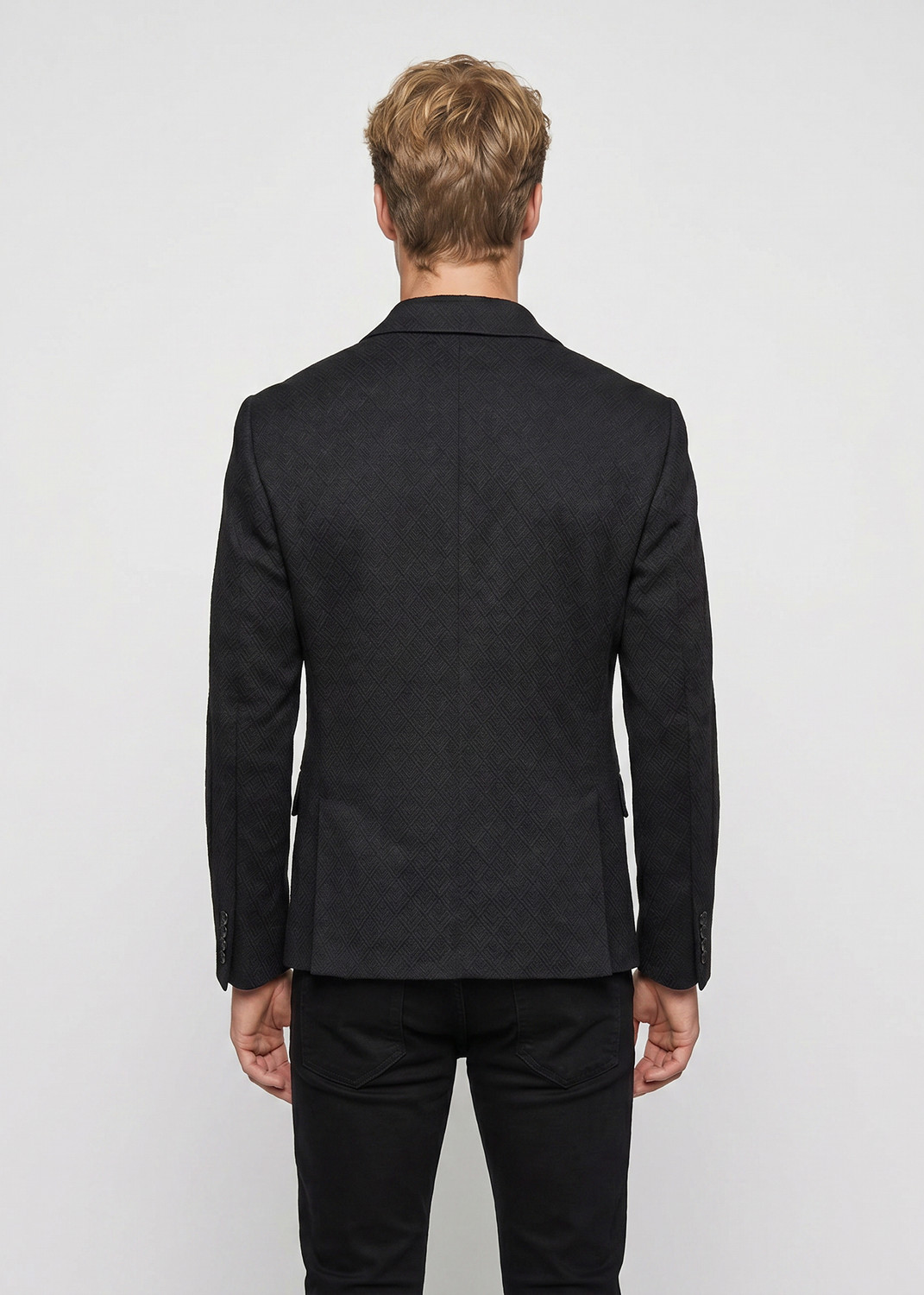 Image of KILLER Solid Double Breasted Casual Men Blazer