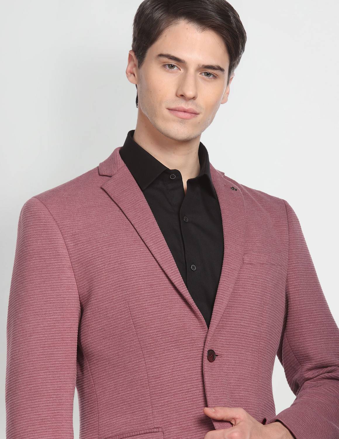 ARROW Solid Single Breasted Formal Men Blazer