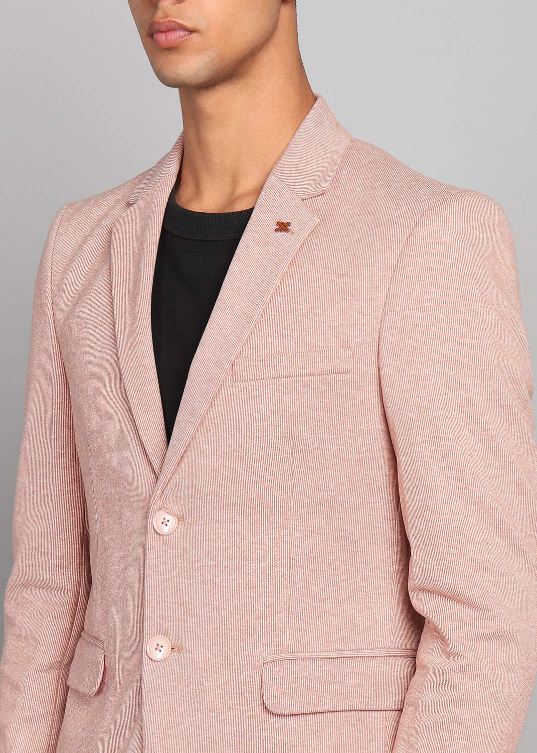Image of KILLER Striped Single Breasted Casual Men Blazer