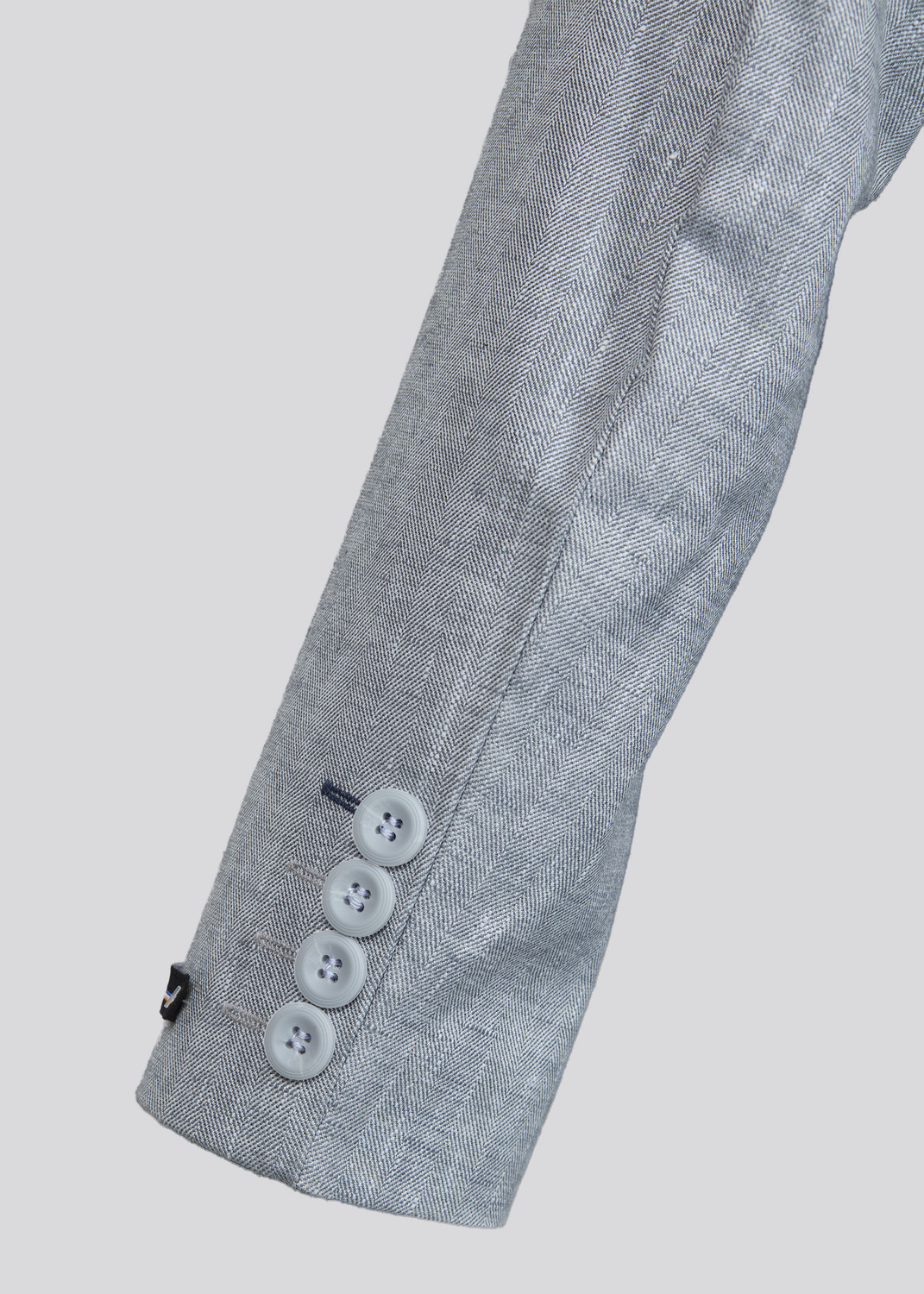 Image of KILLER Men Solid Single Breasted Casual Blazer (Grey)
