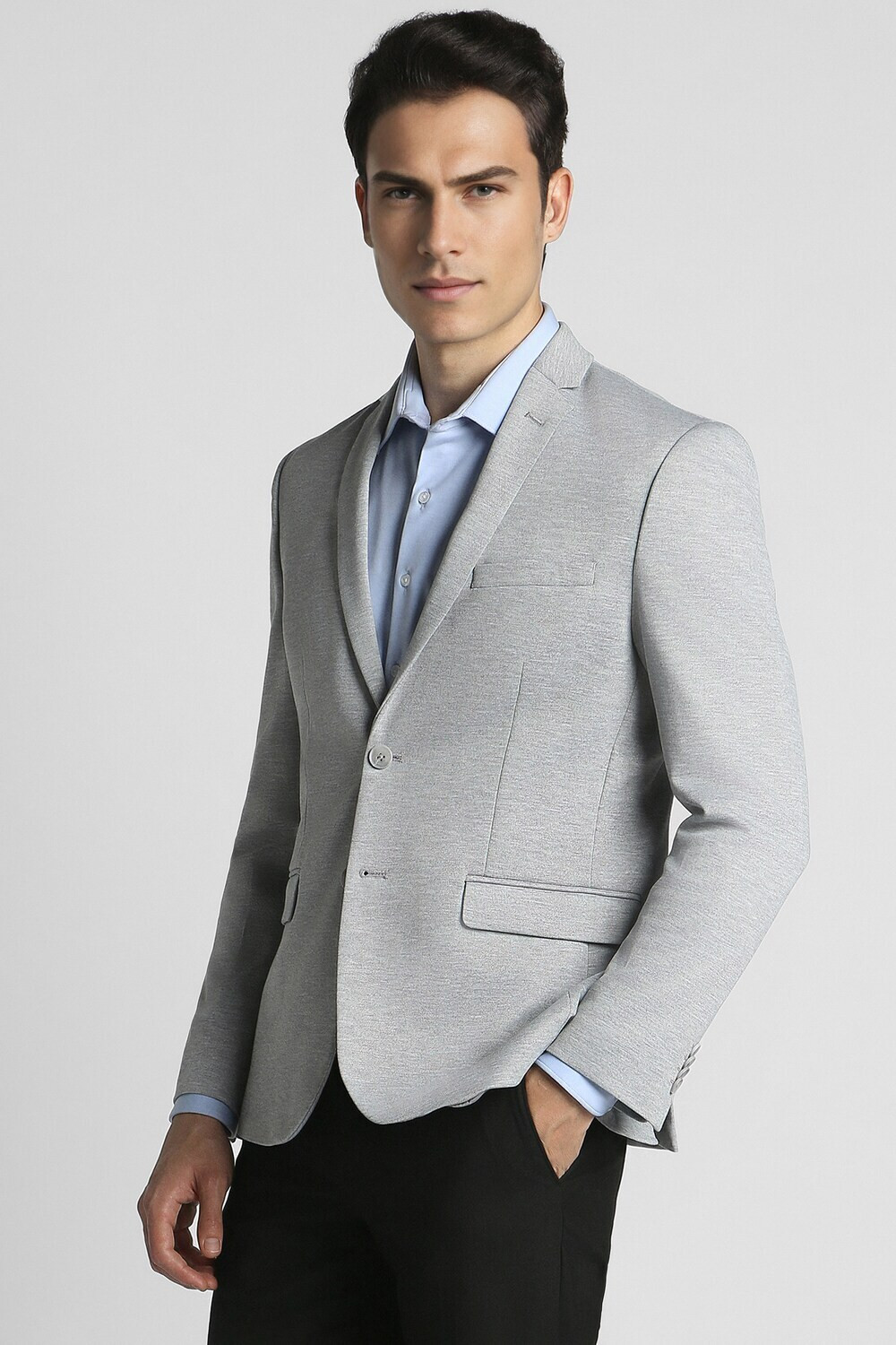 Image of PETER ENGLAND Self Design Single Breasted Formal Men Blazer
