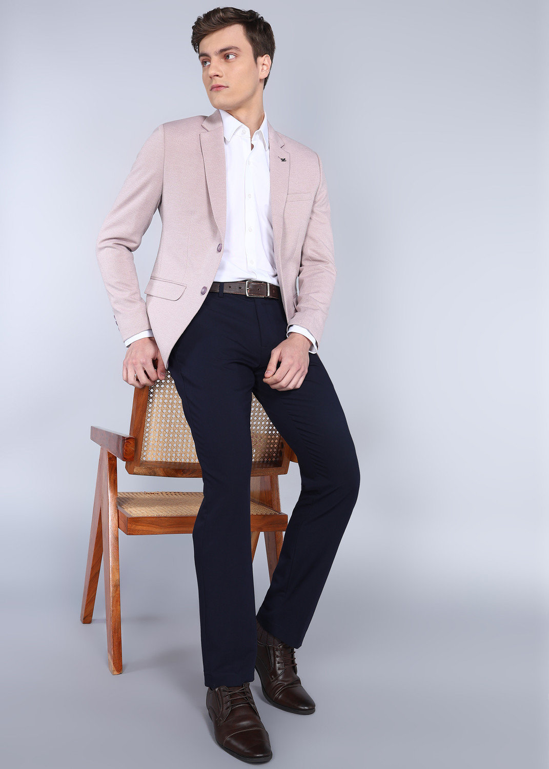 Image of KILLER Solid Single Breasted Casual Men Blazer