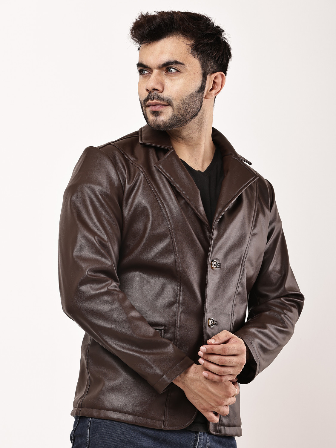 Image of glycon Full Sleeve Solid Men Jacket