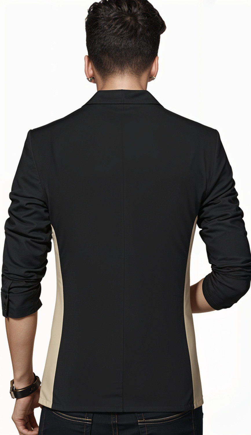 Image of Darbar In Men Solid Single Breasted Casual, Formal, Festive & Wedding, Party Blazer (Multicolor)