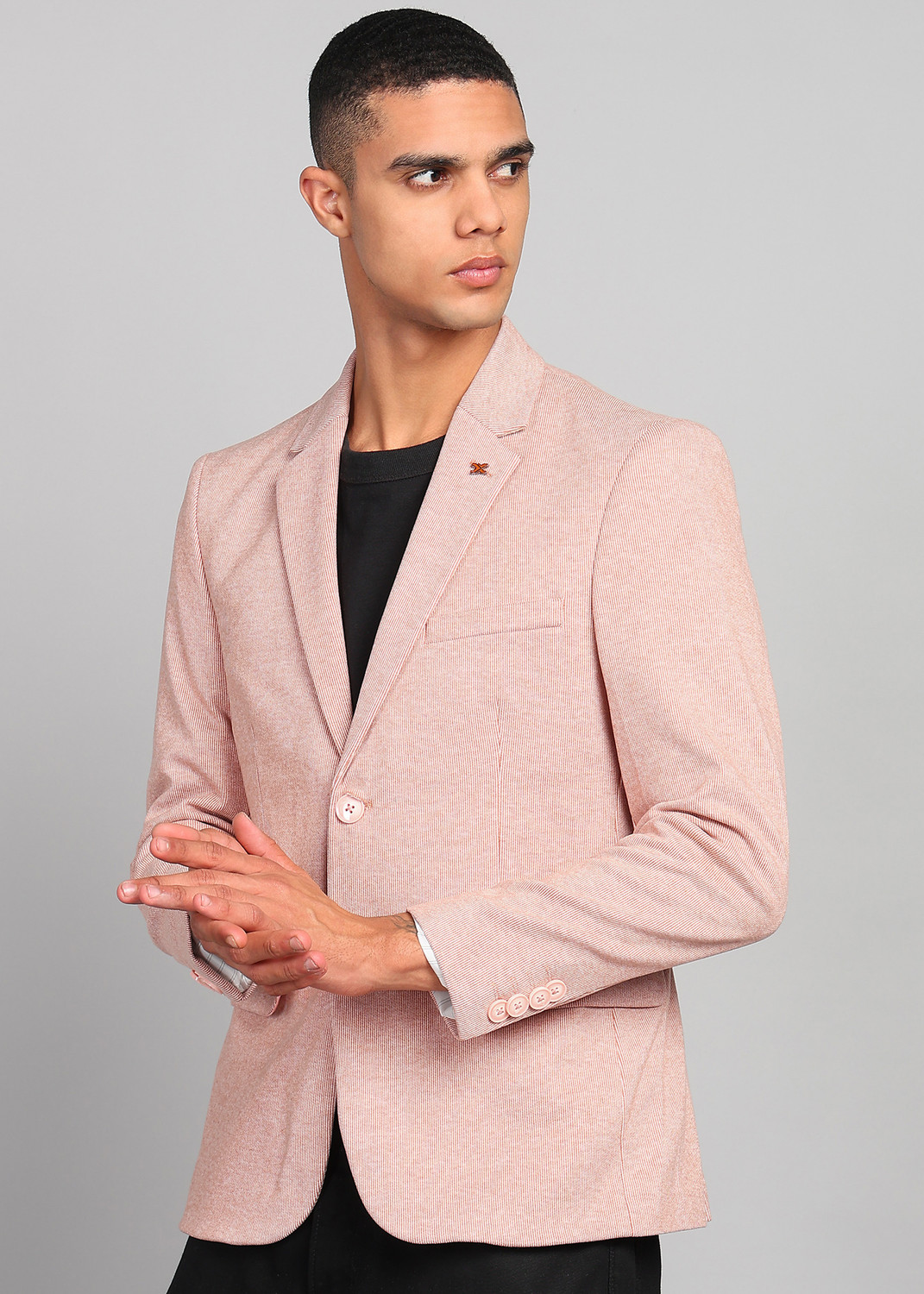 Image of KILLER Striped Single Breasted Casual Men Blazer