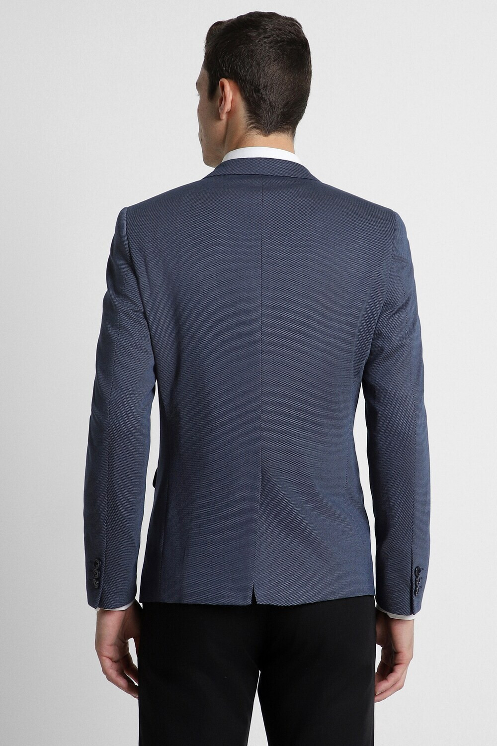 Image of PETER ENGLAND Solid Single Breasted Formal Men Blazer