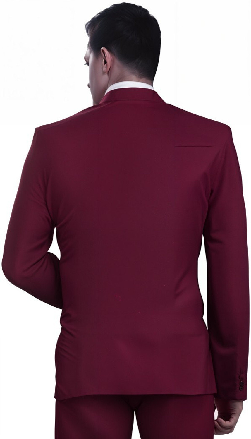 Image of HUMJOLI MENS WEAR Solid Single Breasted Beach Wear, Casual, Festive & Wedding, Formal, Lounge Wear, Party Men Blazer