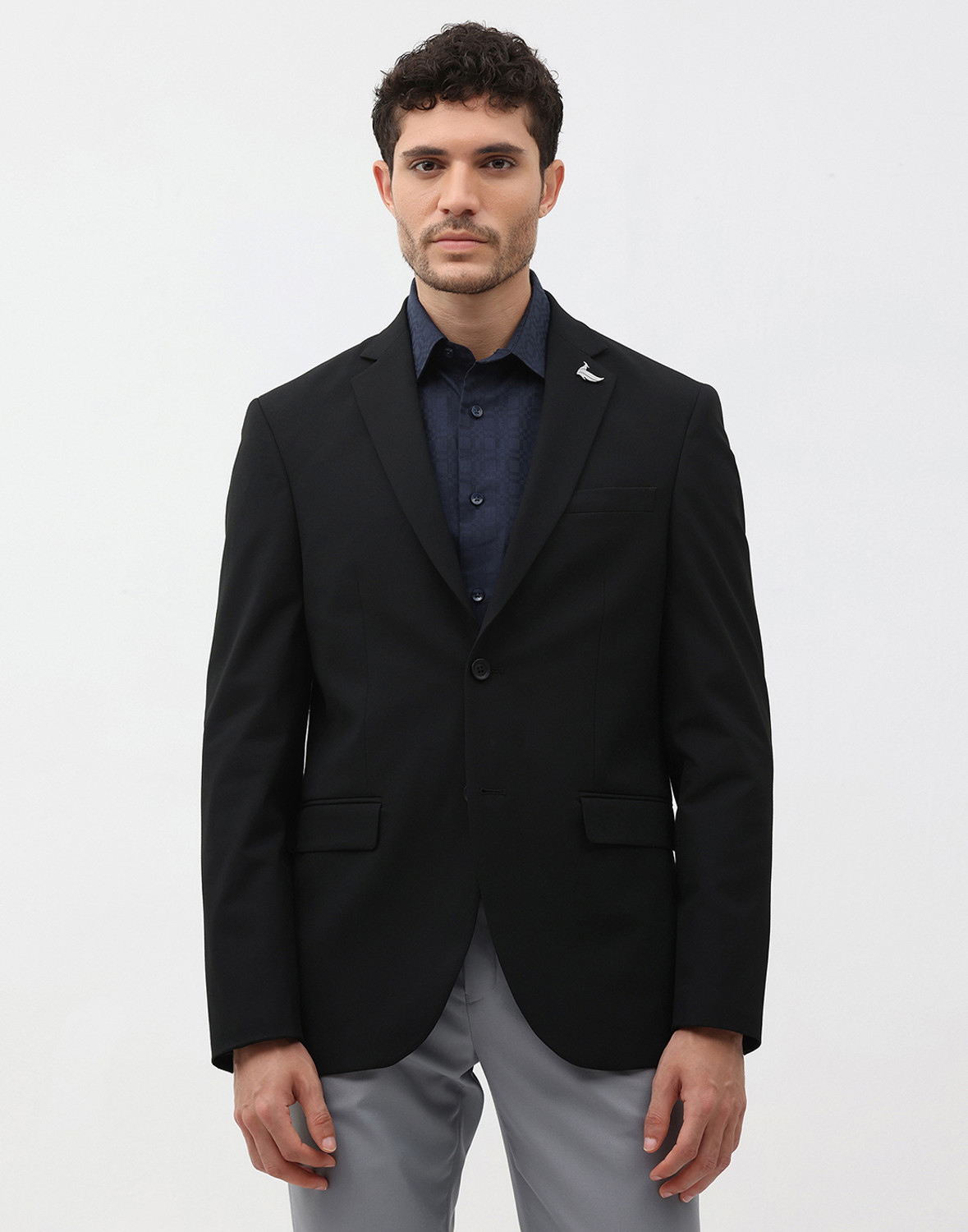 Image of Blackberrys Woven Single Breasted Formal Men Blazer