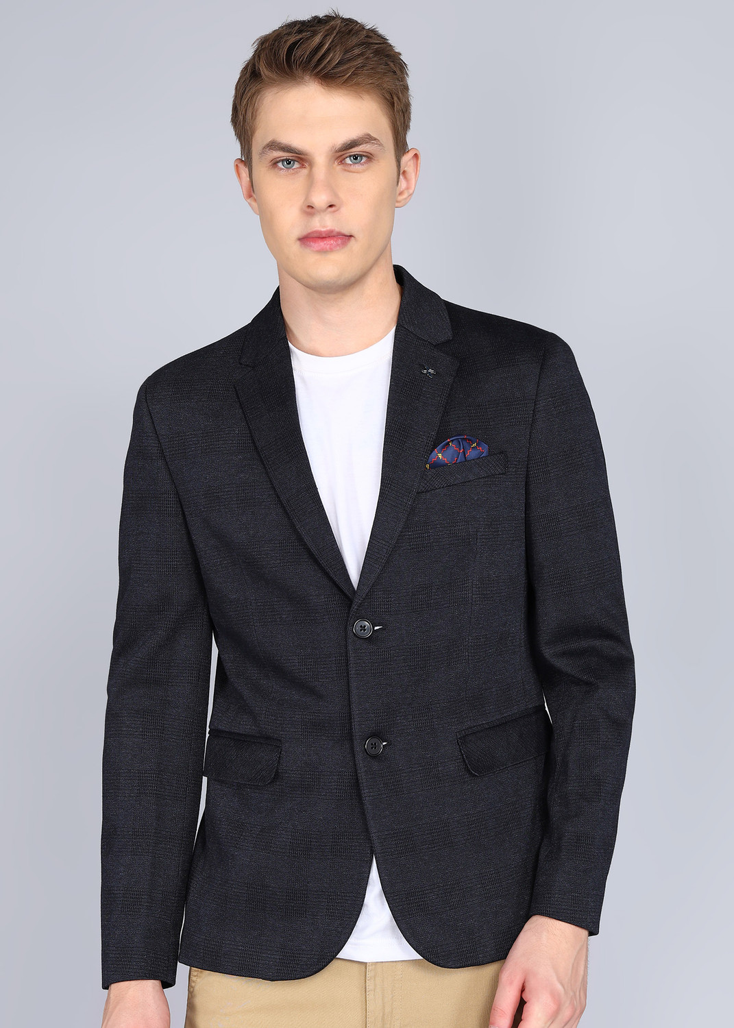 Image of KILLER Checkered Single Breasted Casual Men Blazer