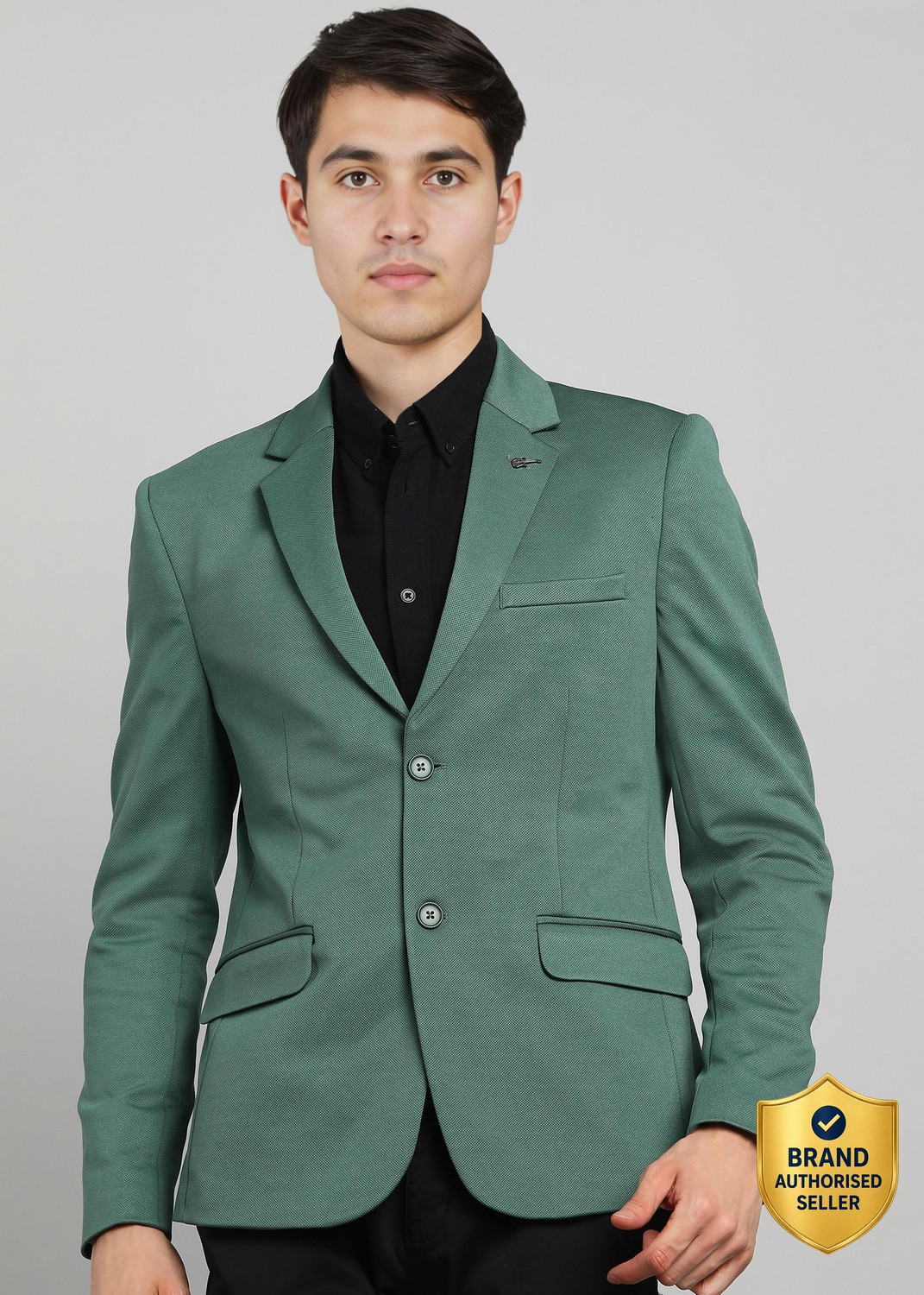 Image of KILLER Solid Single Breasted Casual Men Blazer
