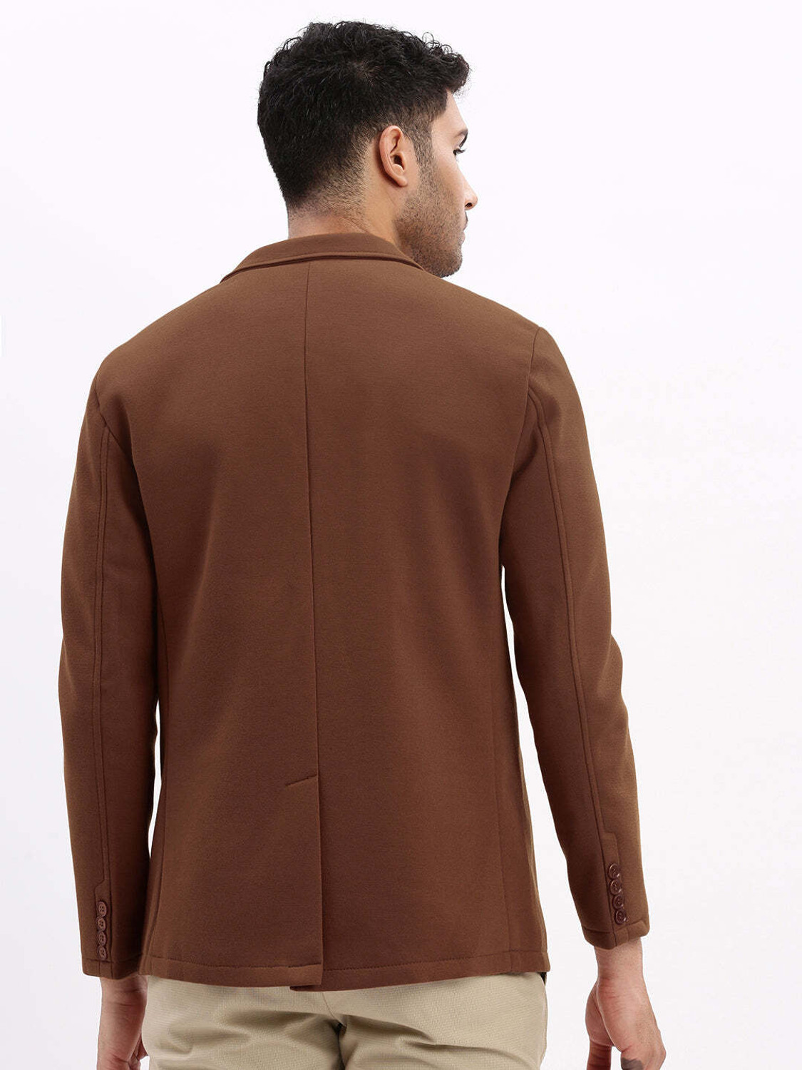 Image of SHOWOFFFF Solid Single Breasted Casual Men Blazer