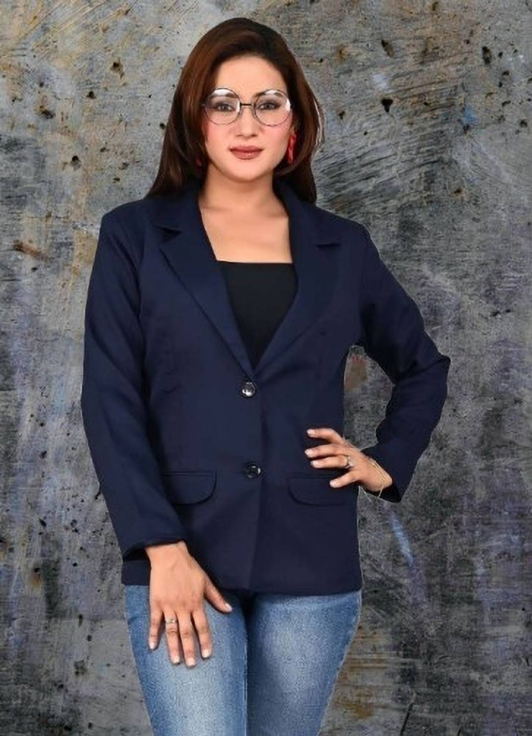 NAIDA Solid Single Breasted Casual, Festive, Formal, Party, Sports, Wedding, Lounge Wear Women Blazer