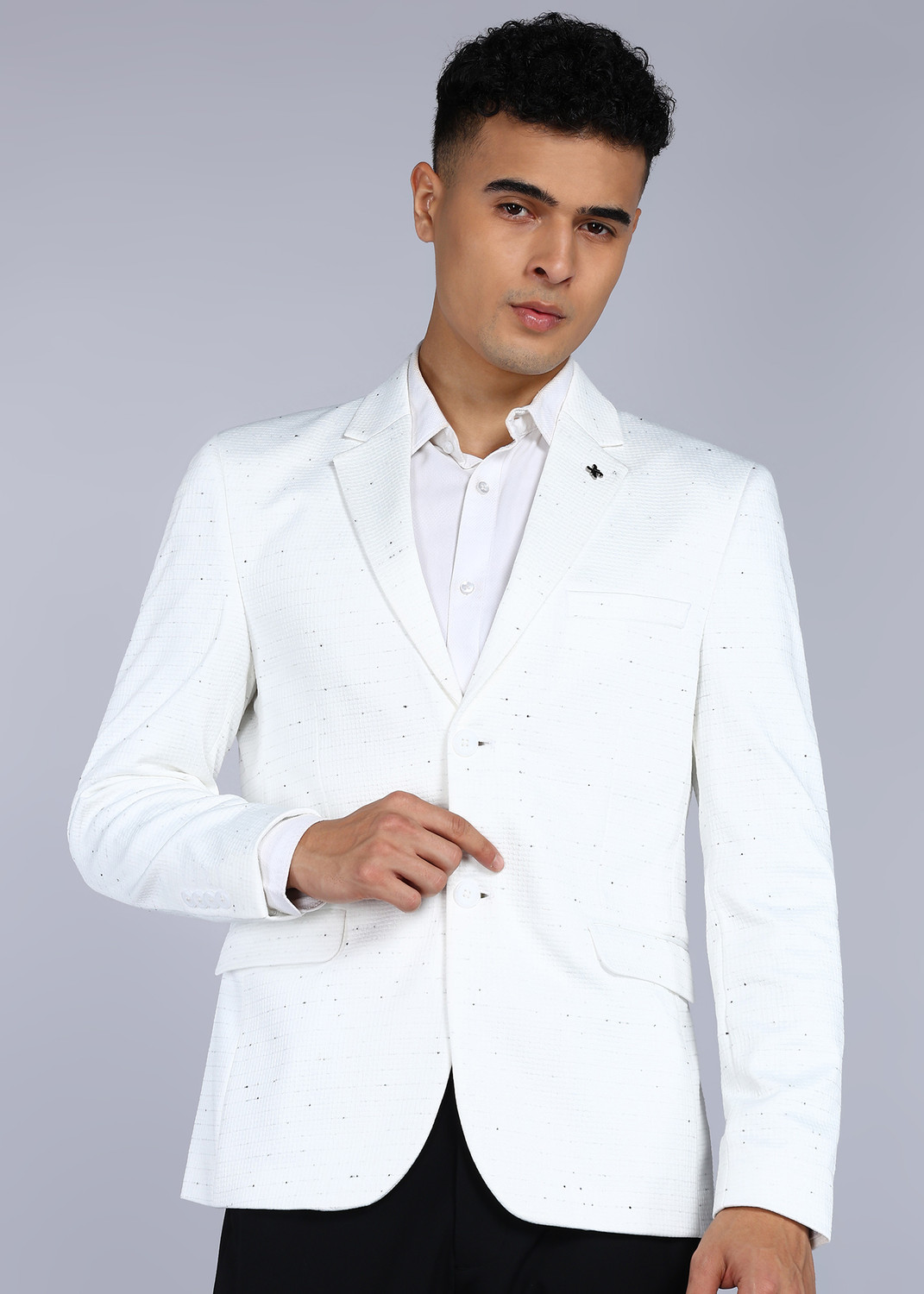 Image of KILLER Solid Single Breasted Casual Men Blazer