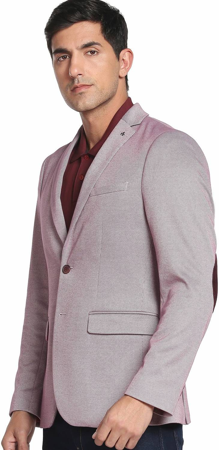 ARROW Men Solid Single Breasted Formal Blazer