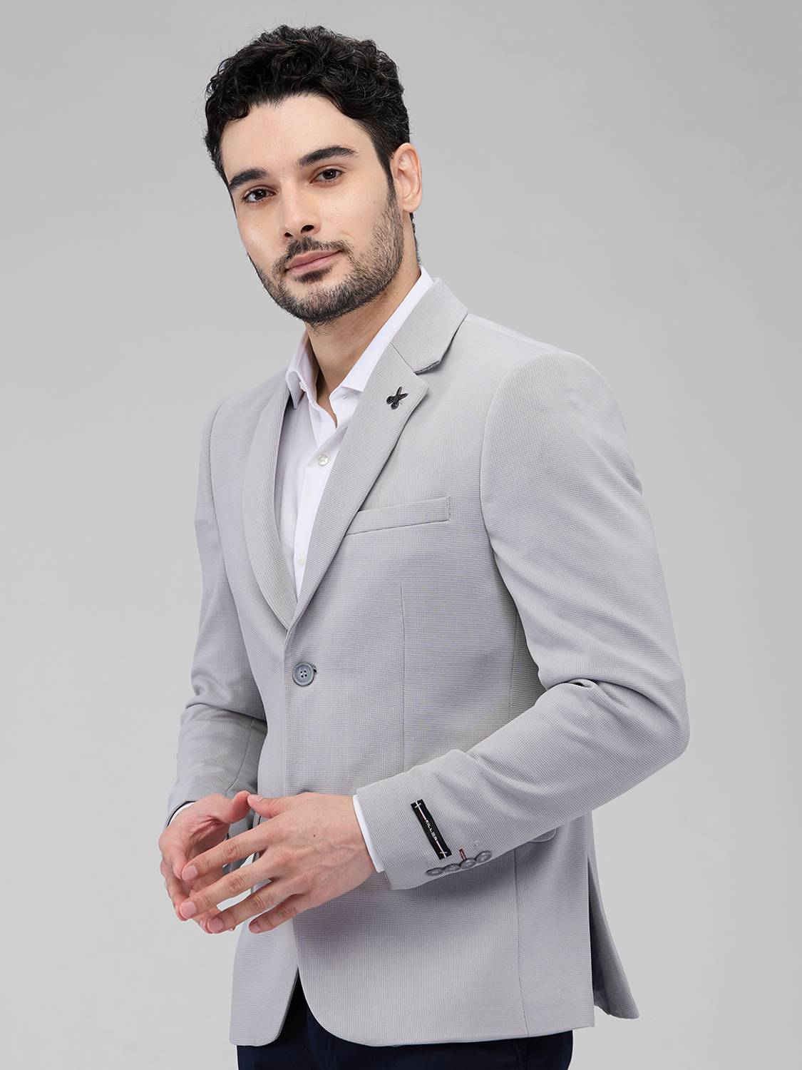 laubeblanc Double breasted Blazer グレー -original-imah3yzhgn945az6.