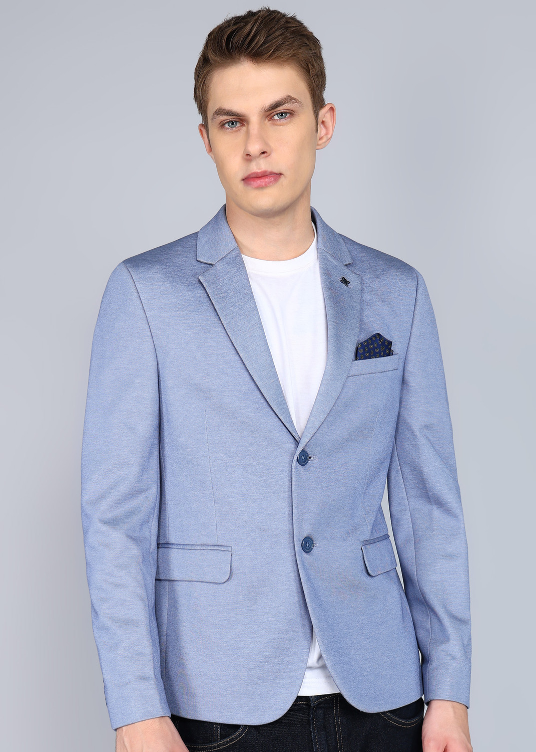 Image of KILLER Solid Single Breasted Casual Men Blazer