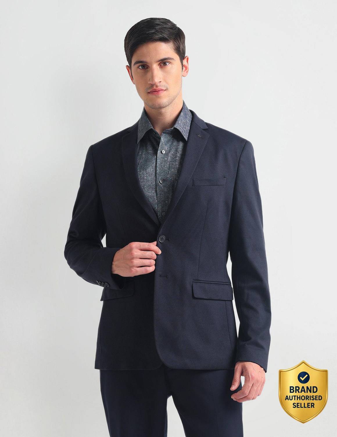 ARROW Solid Single Breasted Formal Men Blazer