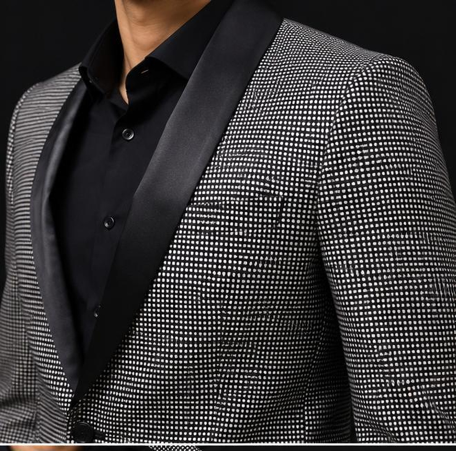 Image of Anju Clothes Printed Single Breasted Beach Wear, Casual, Formal, Lounge Wear Men Blazer
