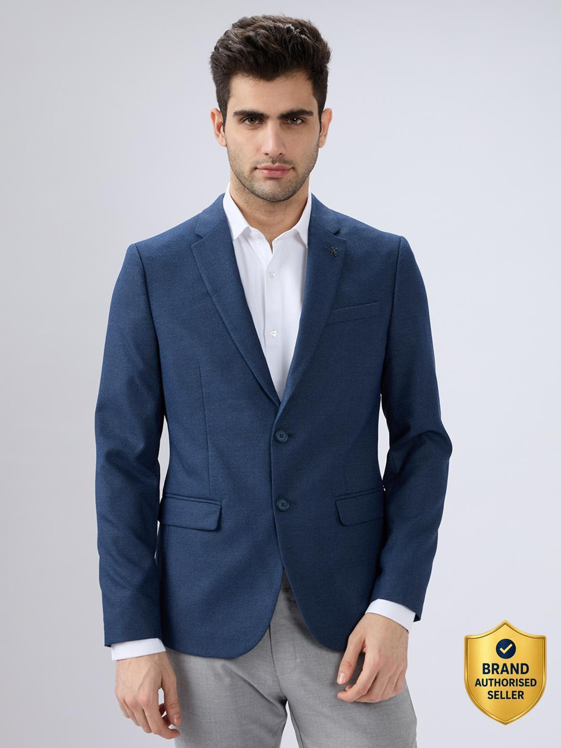 Image of KILLER Solid Single Breasted Casual Men Blazer