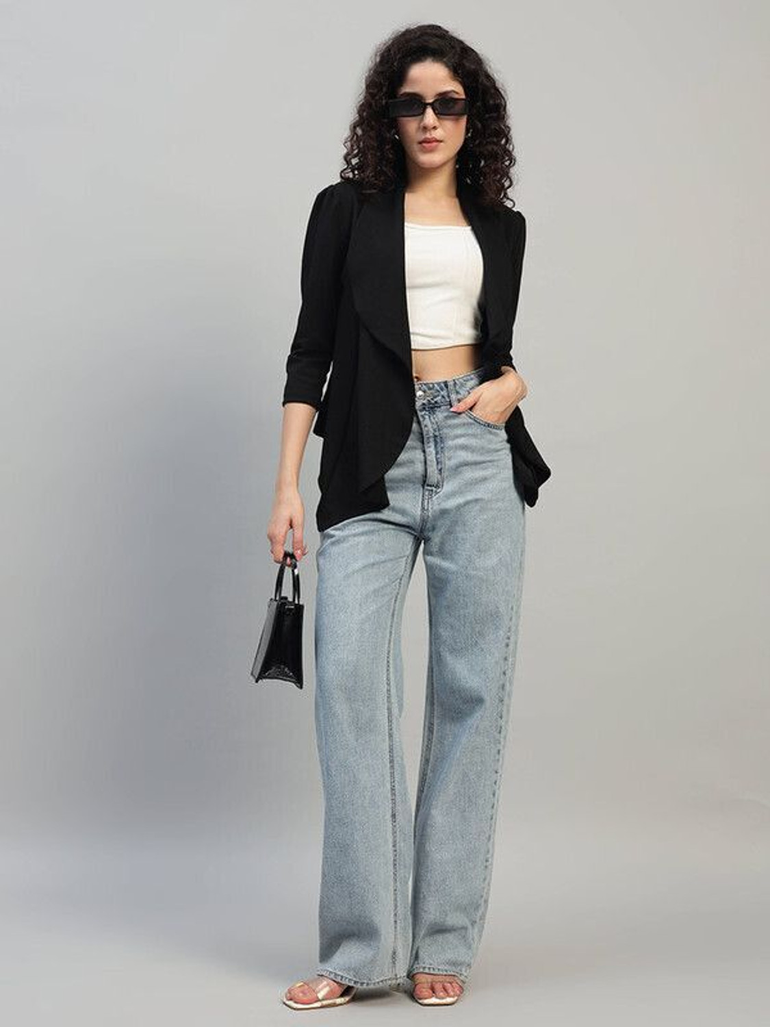 Image of DNA crafted with love Solid Single Breasted Casual Women Blazer