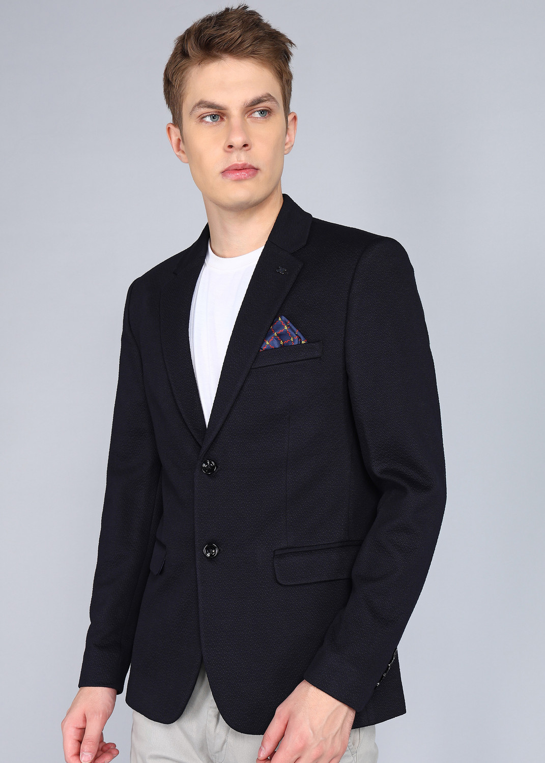 Image of KILLER Solid Single Breasted Casual Men Blazer